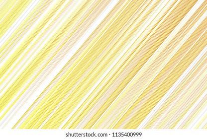 Light Pink, Yellow vector background with straight lines. Glitter abstract illustration with colored sticks. The pattern can be used for busines ad, booklets, leaflets