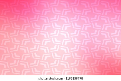 Light Pink, Yellow vector background with bent ribbons. Creative illustration in halftone marble style with gradient. Marble design for your web site.