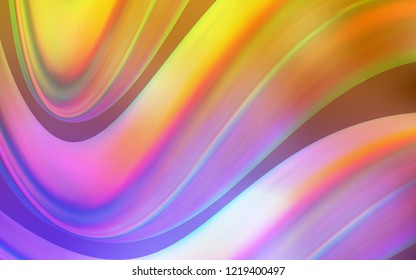 Light Pink, Yellow vector background with lamp shapes. A completely new color illustration in marble style. Brand new design for your ads, poster, banner.