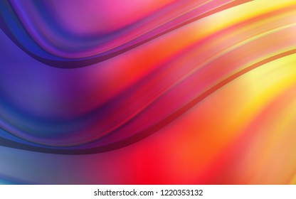 Light Pink, Yellow vector background with abstract circles. Creative illustration in halftone marble style with gradient. The template for cell phone backgrounds.