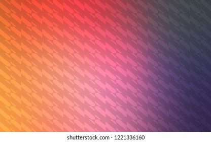 Light Pink, Yellow vector background with straight lines. Glitter abstract illustration with colorful sticks. Pattern for ad, booklets, leaflets.