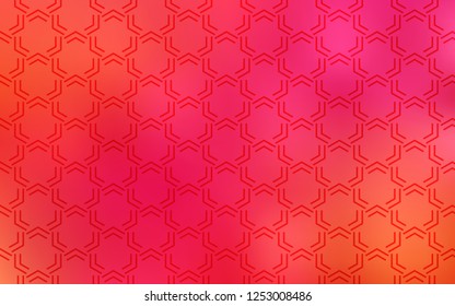 Light Pink, Yellow vector background with straight lines. Decorative shining illustration with lines on abstract template. Template for your beautiful backgrounds.