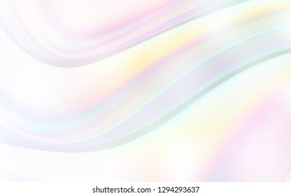 Light Pink, Yellow vector background with abstract circles. Glitter abstract illustration with wry lines. Brand new design for your ads, poster, banner.