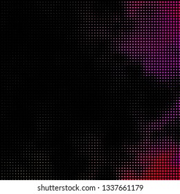 Light Pink, Yellow vector background with circles. Colorful illustration with gradient dots in nature style. Pattern for websites, landing pages.