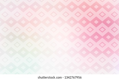 Light Pink, Yellow vector background with rectangles. Abstract gradient illustration with rectangles. Modern template for your landing page.