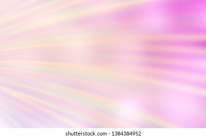 Light Pink, Yellow vector background with lines. Colorful illustration in abstract style with gradient. Elegant pattern for a brand book.