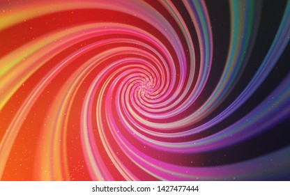 Light Pink, Yellow vector background with astronomical stars. Modern abstract illustration with Big Dipper stars. Smart design for your business advert.