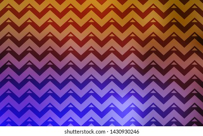Light Pink, Yellow vector background with triangles, lines. Glitter abstract illustration with triangular shapes. Best design for poster, banner.