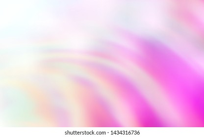 Light Pink, Yellow vector background with wry lines. Colorful abstract illustration with gradient lines. Template for cell phone screens.