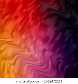 Light Pink, Yellow vector background with bent lines. Brand new colorful illustration with bent lines. Template for your UI design.