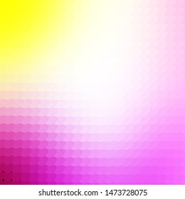 Light Pink, Yellow vector background with circles. Illustration with set of shining colorful abstract spheres. New template for your brand book.