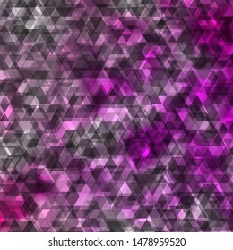 Light Pink, Yellow vector background with lines, triangles. Modern gradient illustration with colorful triangles. Template for landing pages.