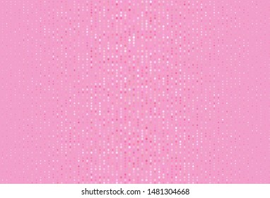 Light Pink, Yellow vector background with spots. Modern abstract illustration with colorful water drops. Design for poster, banner of websites.