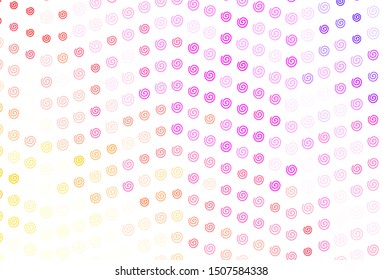 Light Pink, Yellow vector background with lines. Brand new colorful illustration in simple style. Abstract style for your business design.