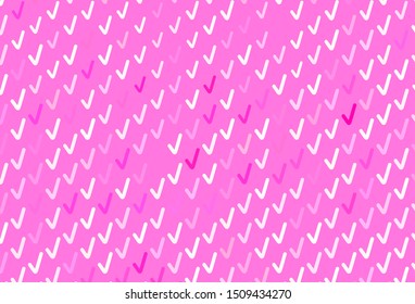 Light Pink, Yellow vector background with wry lines. A completely new colorful illustration in simple style. A completely new template for your design.