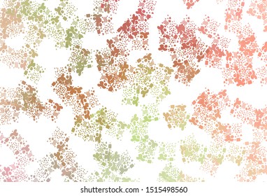 Light Pink, Yellow vector background with abstract shapes. Decorative design in abstract style with random forms. Elegant design for wallpapers.