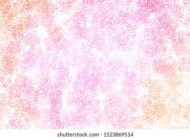 Light Pink, Yellow vector background with abstract shapes. Decorative design in abstract style with random forms. Modern design for your business card.