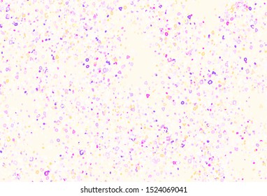 Light Pink, Yellow vector background with abstract shapes. Decorative design in abstract style with random forms. Background for a cell phone.