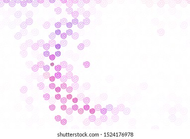 Light Pink, Yellow vector background with wry lines. Brand new colorful illustration in simple style. The best colorful design for your business.