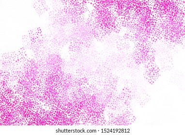 Light Pink, Yellow vector background with abstract shapes. Decorative design in abstract style with random forms. Elegant design for wallpapers.