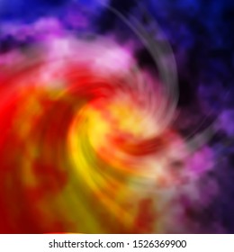 Light Pink, Yellow vector background with clouds. Abstract illustration with colorful gradient clouds. Pattern for your booklets, leaflets.