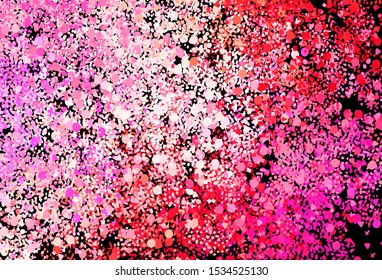 Light Pink, Yellow vector background with abstract shapes. Simple colorful illustration with abstract gradient shapes. Modern design for your business card.