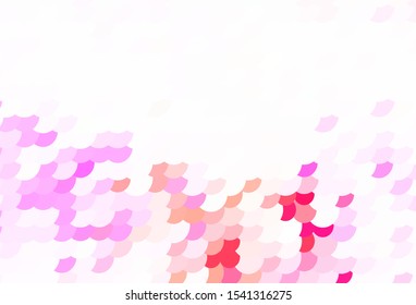 Light Pink, Yellow vector background with spots. Glitter abstract illustration with blurred drops of rain. Design for poster, banner of websites.