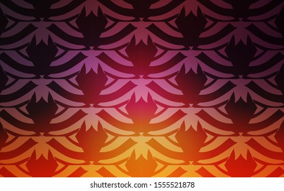 Light Pink, Yellow vector background with polygonal style. Glitter abstract illustration with triangular shapes. Best design for poster, banner.