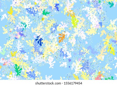 Rosa claro, fondo de Vector amarillo con Formas abstractas. Ilustración abstracta moderna con formas aleatorias coloridas. Antecedentes de un teléfono celular.
