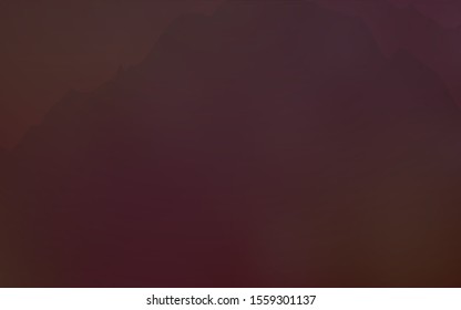 Light Pink, Yellow vector background with bent ribbons. Glitter abstract illustration with wry lines. Mountain design for your web site.
