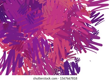 Light Pink, Yellow vector background with stright stripes. Shining colored illustration with sharp stripes. Pattern for your busines websites.