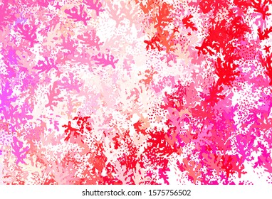Light Pink, Yellow vector background with abstract shapes. Decorative design in abstract style with random forms. Best smart design for your business.