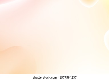 Light Pink, Yellow vector background with lava shapes. A completely new color illustration in memphis style. The best blurred design for your business.