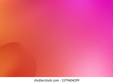 Light Pink, Yellow vector background with abstract circles. A vague circumflex abstract illustration with gradient. A completely new memphis design for your business.