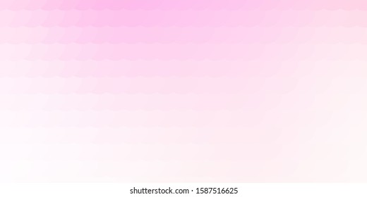 Light Pink, Yellow vector background with spots. Illustration with set of shining colorful abstract spheres. Design for your commercials.