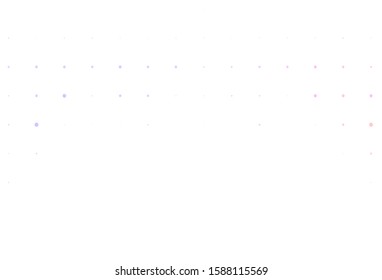 Light Pink, Yellow vector background with spots. Beautiful colored illustration with blurred circles in nature style. Pattern for ads, leaflets.