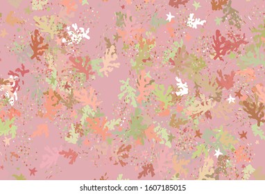 Light Pink, Yellow vector background with abstract shapes. Decorative design in abstract style with random forms. Best smart design for your business.