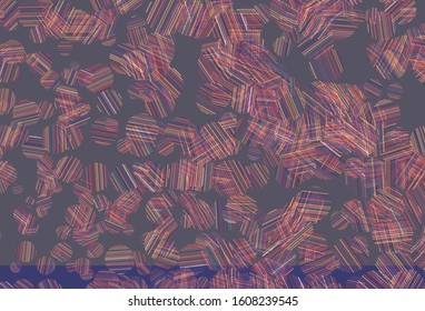Light Pink, Yellow vector background with spots. Beautiful colored illustration with blurred circles in nature style. Pattern for ads, leaflets.