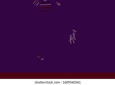 Light Pink, Yellow vector background with spots. Blurred decorative design in abstract style with bubbles. New template for your brand book.