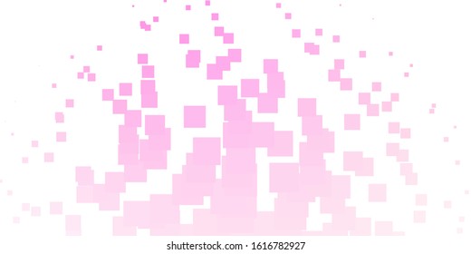 Light Pink, Yellow vector background in polygonal style. Rectangles with colorful gradient on abstract background. Pattern for websites, landing pages.
