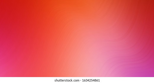 Light Pink, Yellow vector background with bows. Colorful geometric sample with gradient curves.  Pattern for booklets, leaflets.