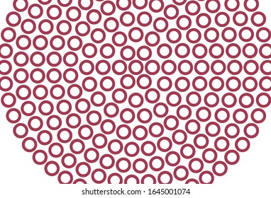 Light Pink, Yellow vector background with bubbles. Beautiful colored illustration with blurred circles in nature style. New template for your brand book.