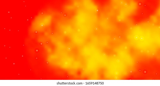 Light Pink, Yellow vector background with colorful stars. Decorative illustration with stars on abstract template. Pattern for websites, landing pages.