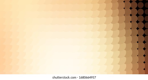 Light Pink, Yellow vector background with spots. Colorful illustration with gradient dots in nature style. Pattern for websites.