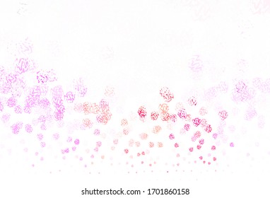 Light Pink, Yellow vector background with bent lines. Colorful geometric sample with gradient lines.  New composition for your brand book.