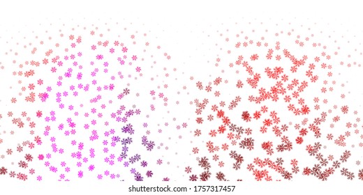 Light pink, yellow vector background with random forms. Illustration with colorful shapes in abstract style. Simple illustration for your web site.