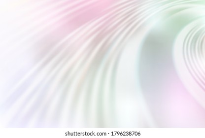 Light Pink, Yellow vector background with bent lines. Glitter abstract illustration with wry lines. New composition for your brand book.