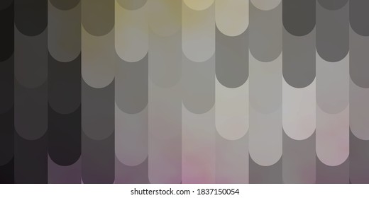 Light Pink, Yellow vector background with lines. Repeated lines on abstract background with gradient. Pattern for websites, landing pages.