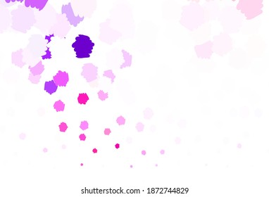 Light Pink, Yellow vector background with abstract shapes. Simple colorful illustration with abstract gradient shapes. Modern design for your business card.