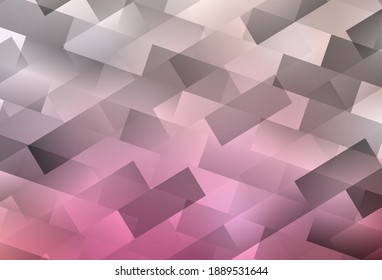 Light Pink, Yellow vector background with rectangles. Illustration with set of colorful rectangles. Pattern for commercials.